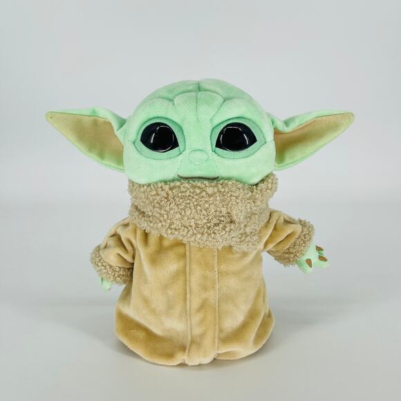 Star Wars Mandalorian Grogu "The Child" Jedi Baby Yoda Mattel Plush Toy - EUC - Picture 1 of 14